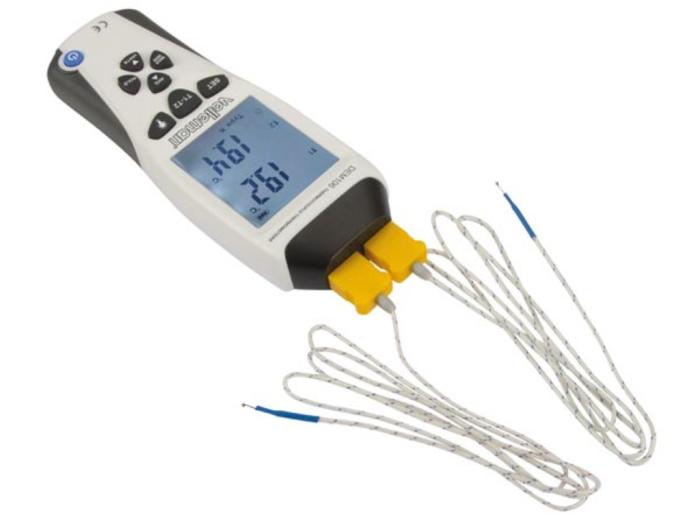 Labbtermometer 2-kanaler -200 till 1370°C @ electrokit (2 av 4)
