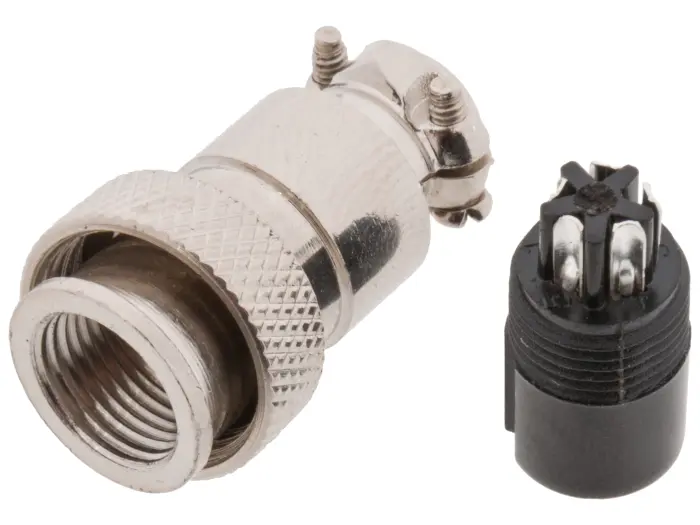 Connector GX12 jack 5-pin @ electrokit (2 of 2)