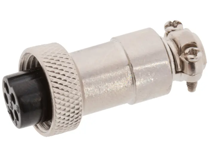 Connector GX12 jack 5-pin @ electrokit (1 of 2)