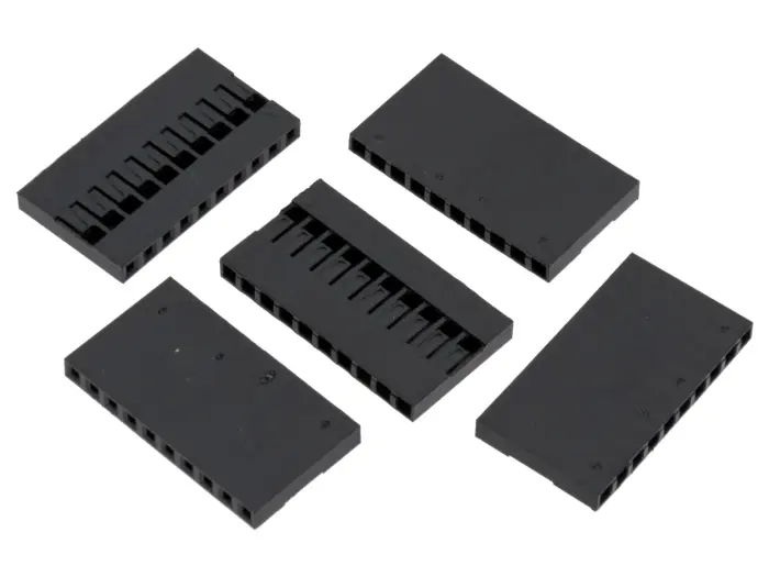 Kontakthus 2.54mm 1x10-pol 5-pack @ electrokit (1 av 1)