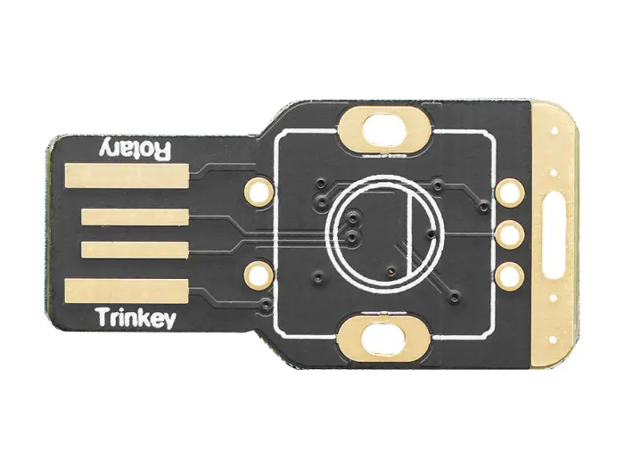 Adafruit Rotary Trinkey - USB NeoPixel Rotary Encoder @ electrokit (1 of 6)