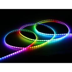 RGB LED-strip 1m WS2812B 160LED/m 12W/m 5V @ electrokit