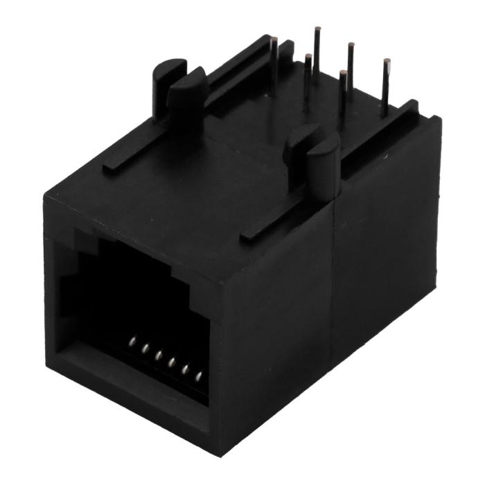 Modularuttag RJ12 - 6P6C PCB @ electrokit (1 av 1)