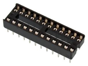 DIL socket 24-pin 0.3" @ electrokit