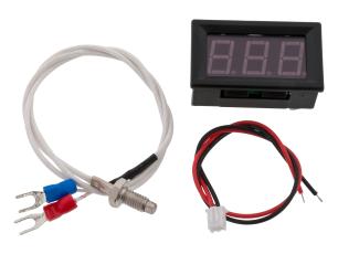 Panelinstrument temperatur -30...+800°C K-typ M6 @ electrokit