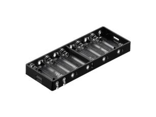 Batterihållare 10x AA lödanslutning @ electrokit