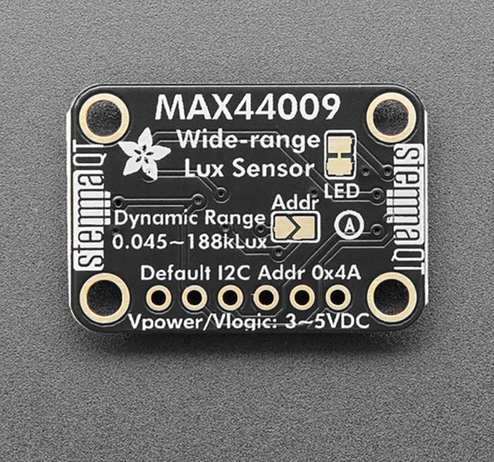 Lux- ljussensor med brett intervall I2C MAX44009 - Qwiic @ electrokit (3 av 7)