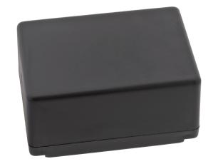 Enclosure 72x50x35mm black @ electrokit