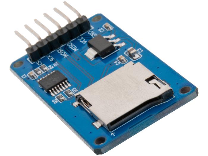 MicroSD-läsare 5V @ electrokit (3 av 3)