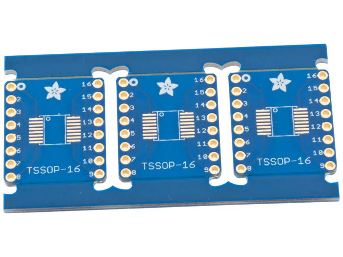 Adapterkort SO-16 / TSSOP-16 - DIP-16 - 3-pack @ electrokit (2 av 2)