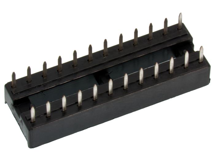 DIL-hållare 24-pin 0.3