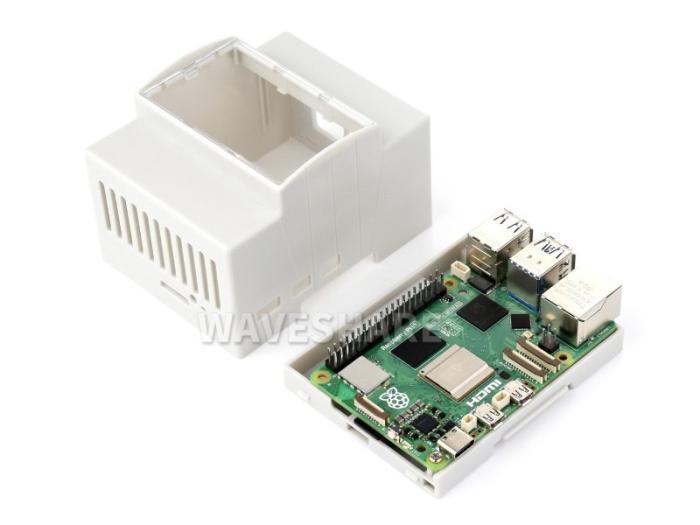 Inbyggnadslåda för Raspberry Pi 5 DIN-skena @ electrokit (4 av 7)