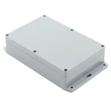 Apparatl&aring;da med fl&auml;ns 222x146x55mm ABS IP65 @ electrokit