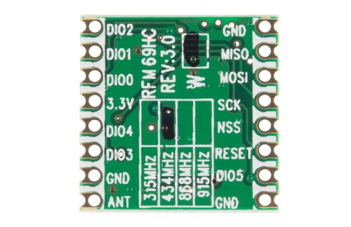 Transceiver 433MHz RFM69HW-433S2 @ electrokit (3 av 3)