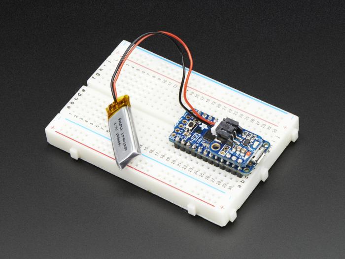 Adafruit Pro Trinket LiIon/LiPoly Backpack @ electrokit (7 av 8)