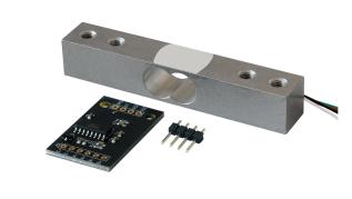 Lastcell 1kg med HX711 lastcellsförstärkare @ electrokit