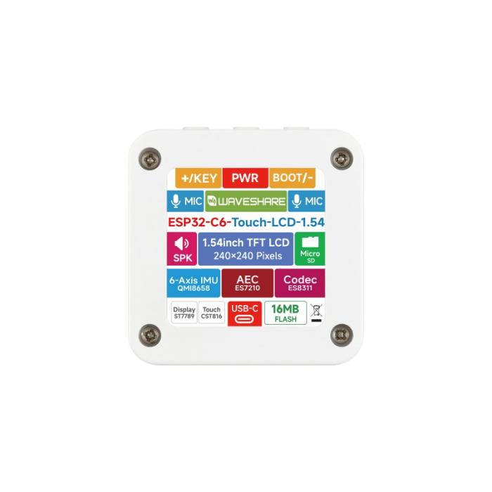 ESP32-C6 utvecklingskort med 1.54