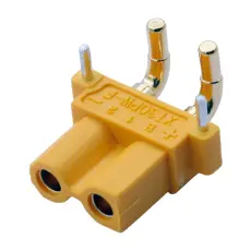 XT30 power connector angled 2-pin 15(30)A PCB female @ electrokit