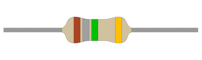 Resistor 1W 5% 1.8Mohm (1M8) @ electrokit (1 of 1)