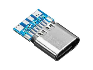 USB-C till USB 2.0 breakout 4-pin @ electrokit