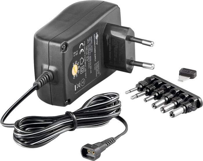 Ställbar nätadapter 3-12V 18W 1.5A @ electrokit (3 av 3)