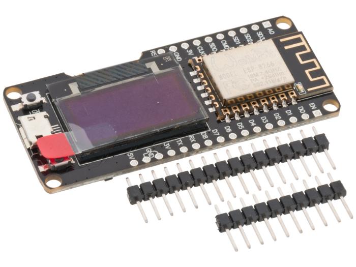 ESP8266 utvecklingskort med OLED @ electrokit (1 av 3)