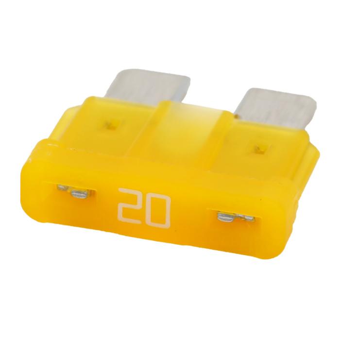 Flatsäkring 20A 32VDC - MIDI ATO ATC gul @ electrokit (1 av 1)