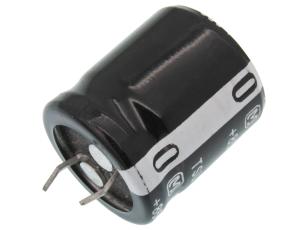 Elektrolytkondensator 470uF 400V 85C &oslash;35x40mm snap-in 2000h @ electrokit