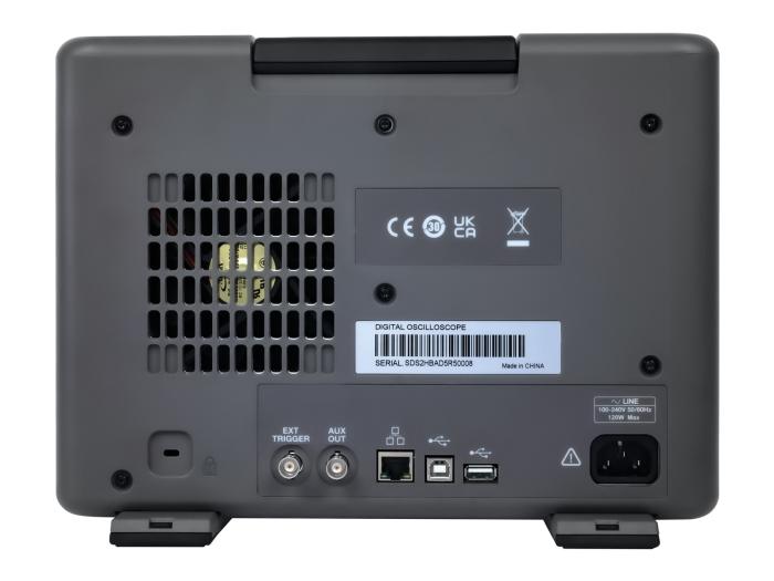 Oscilloskop 100MHz 4-kan 12-bit Siglent SDS1104X HD @ electrokit (7 av 10)