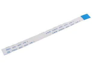 FPC-kabel 15-pol 0.5mm 100mm motsatt-sida @ electrokit