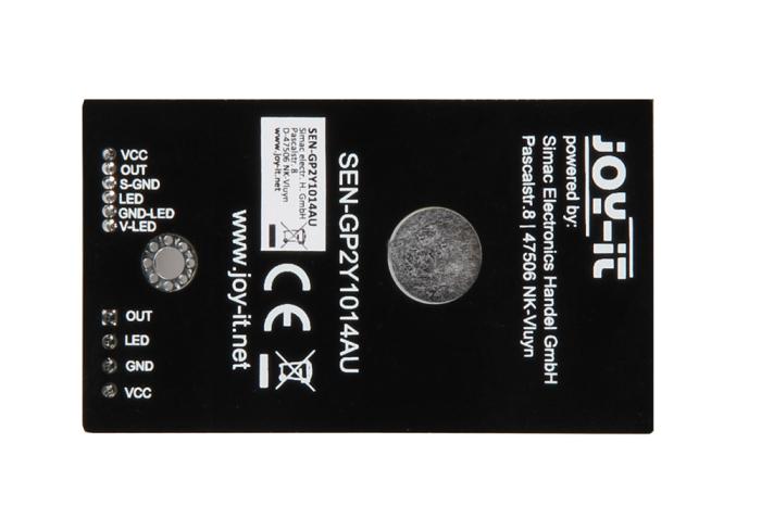 Optisk damm- & partikelsensor 0.8 um @ electrokit (2 av 2)