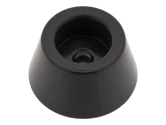 Apparatfot för M3 ø20x10.5mm svart PVC @ electrokit (1 av 2)