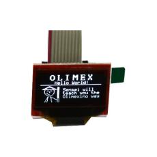 0.96" OLED 128x64px I2C white @ electrokit