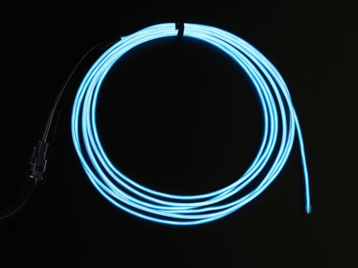 Lys-tråd 2.5m - vit @ electrokit (2 av 2)