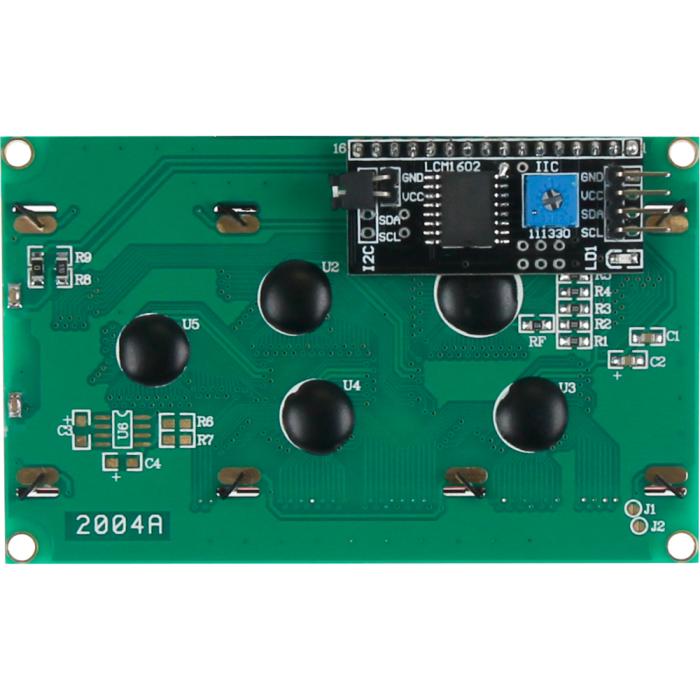 LCD 4x20 tecken vit/blå I2C 5V @ electrokit (3 av 3)