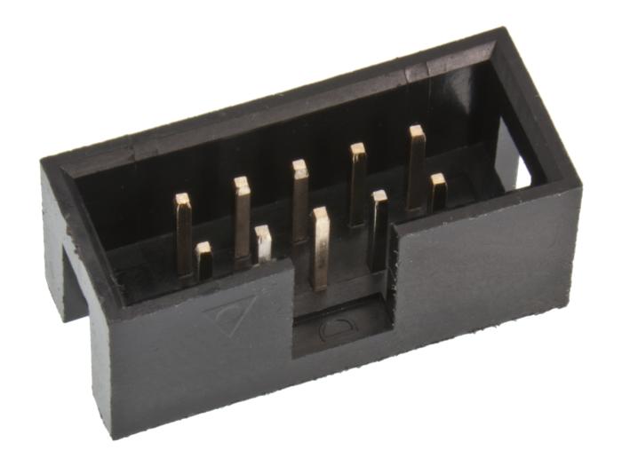 IDC box header PCB 10-p 2.54mm @ electrokit (1 of 2)