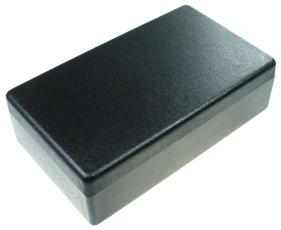 Enclosure 120x70x35mm black @ electrokit