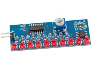 Rinnande ljus 10 LED - Lödövning SMD @ electrokit