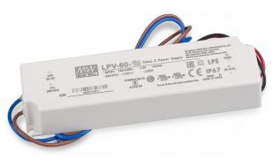 Power supply 15V 4A 60W LPV-60-15 @ electrokit