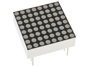 Dot matrix LED 8x8 20x20mm CC red @ electrokit