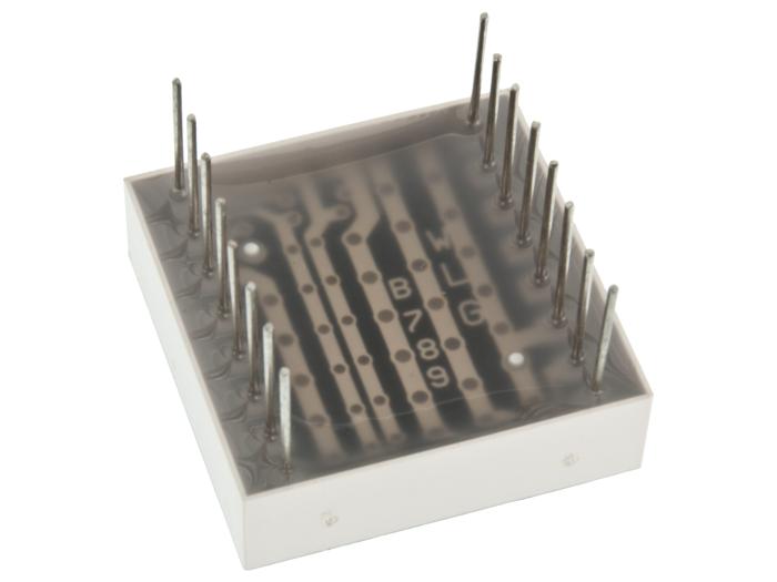 Dot matrix LED 8x8 20x20mm CC red @ electrokit (2 of 3)