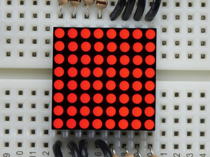 Dot matrix LED 8x8 20x20mm CC red @ electrokit (3 of 3)