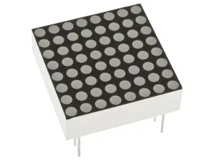 Punktmatris LED 8x8 20x20mm CC r&ouml;d @ electrokit