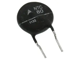 Termistor NTC ICL 80ohm 1.6A &oslash;11.5mm @ electrokit