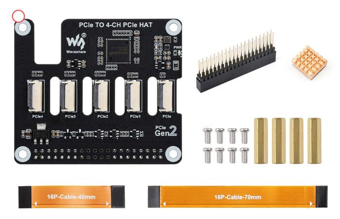 4x PCIe expansion för Raspberry Pi 5 @ electrokit (8 av 8)