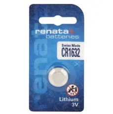 CR1632 batteri litium 3V Renata @ electrokit