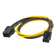 Extension cable PCIe 6-pin 0.4m @ electrokit