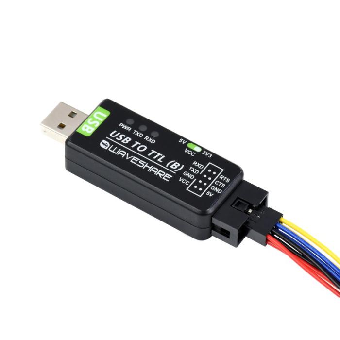 USB-A till UART adapter (TTL) 3.3/5V 8-pin med flödeskontroll 6Mbps @ electrokit (3 av 6)