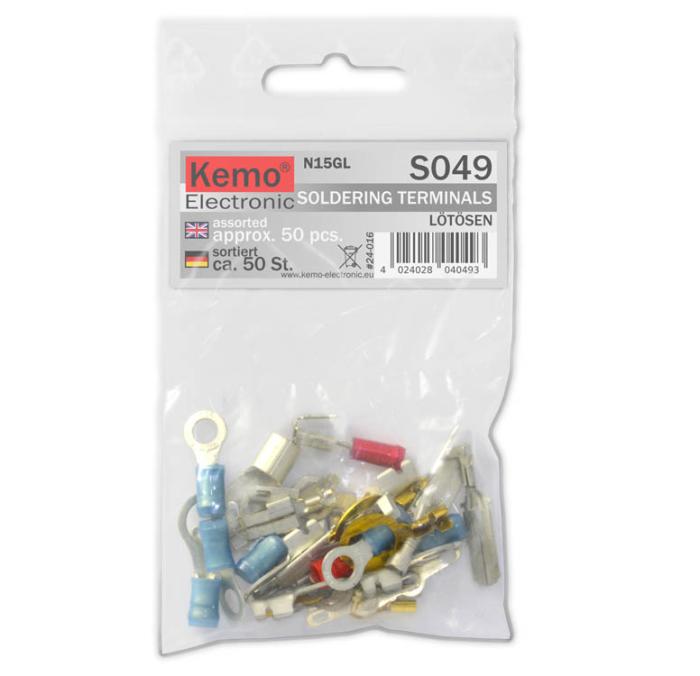 Soldering terminals approx. 50 pcs - mixed models @ electrokit (2 of 2)