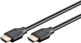 HDMI 2.1 kabel (8K@60Hz) 1.5m svart @ electrokit